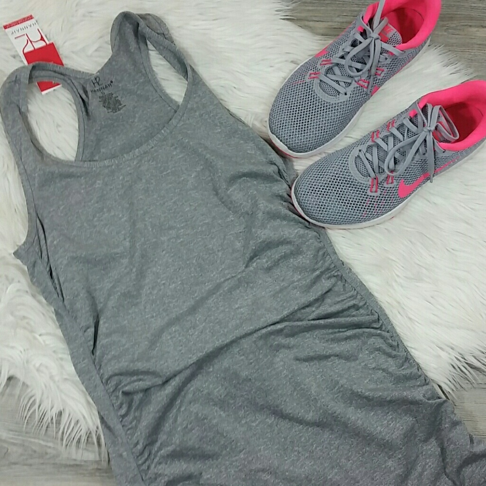Gray sports tank